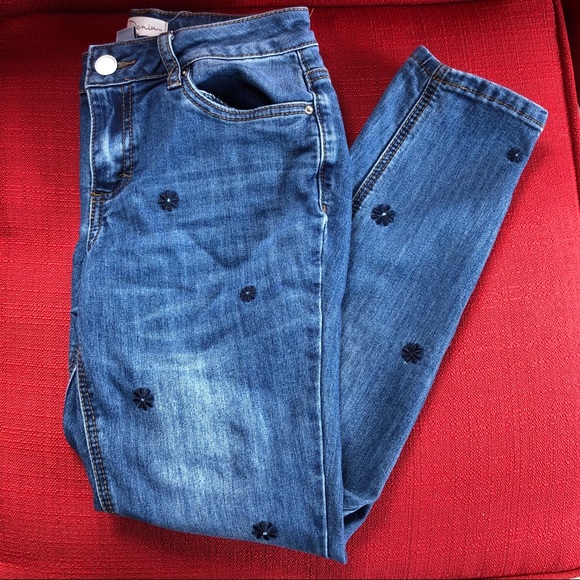 Patterned Skinny Jeans - Picture 1 of 3